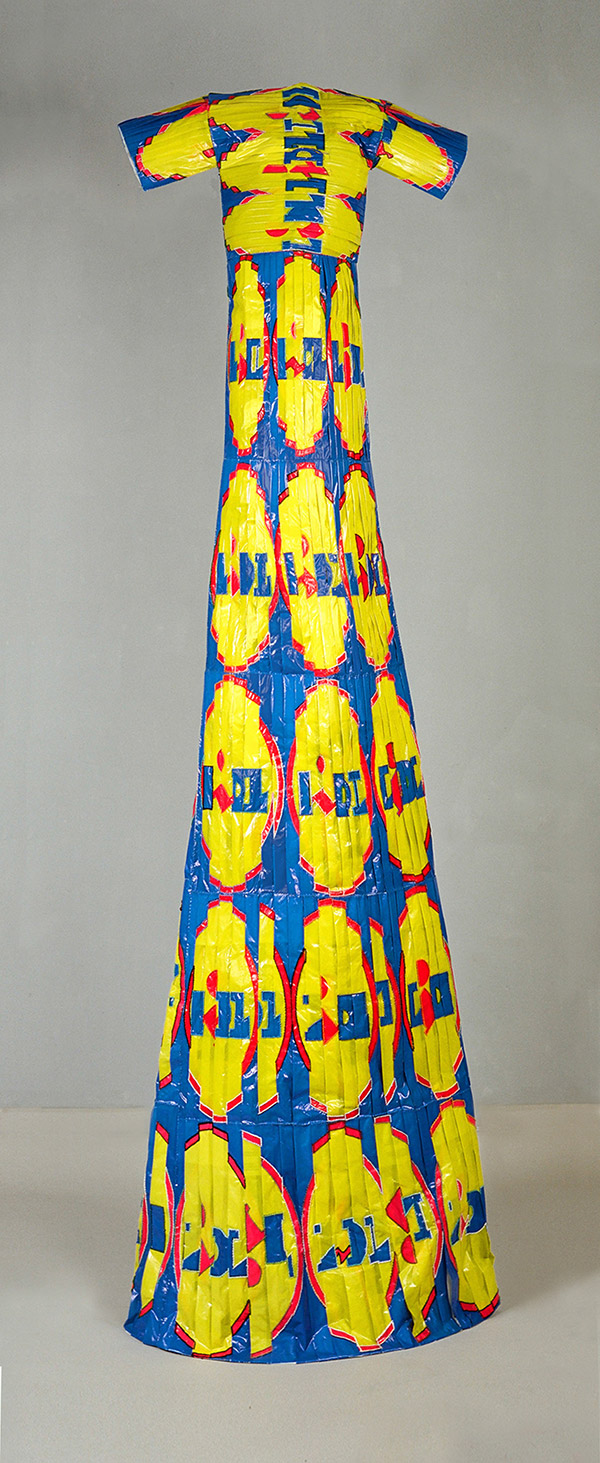 German rubbish dress (Lidl)